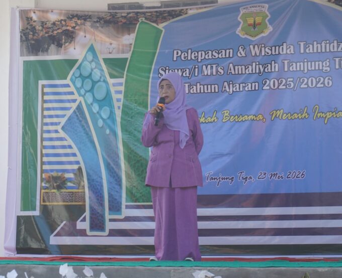 "Melangkah Bersama Meraih Impian" Suasana kegembiraan Pada Acara Pelepasan Siswa/i Kelas IX MTs Amaliyah Tanjung Tiga Tahun 2026